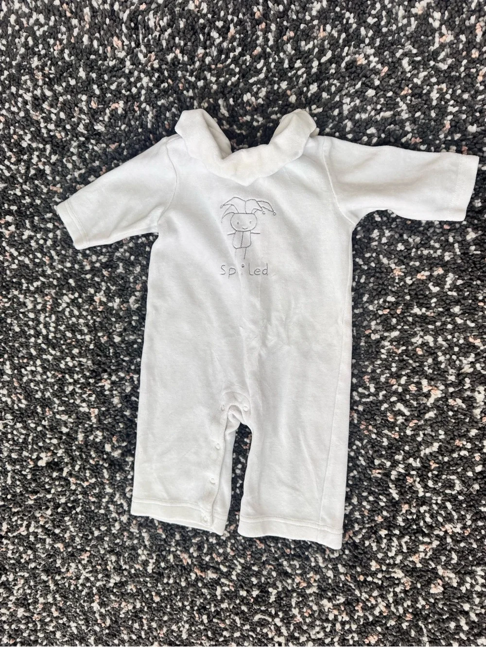Vintage Gymboree Spoiled Jester Baby Romper 3–6 Months